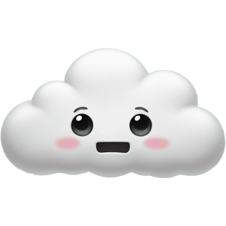 A cloud emoji