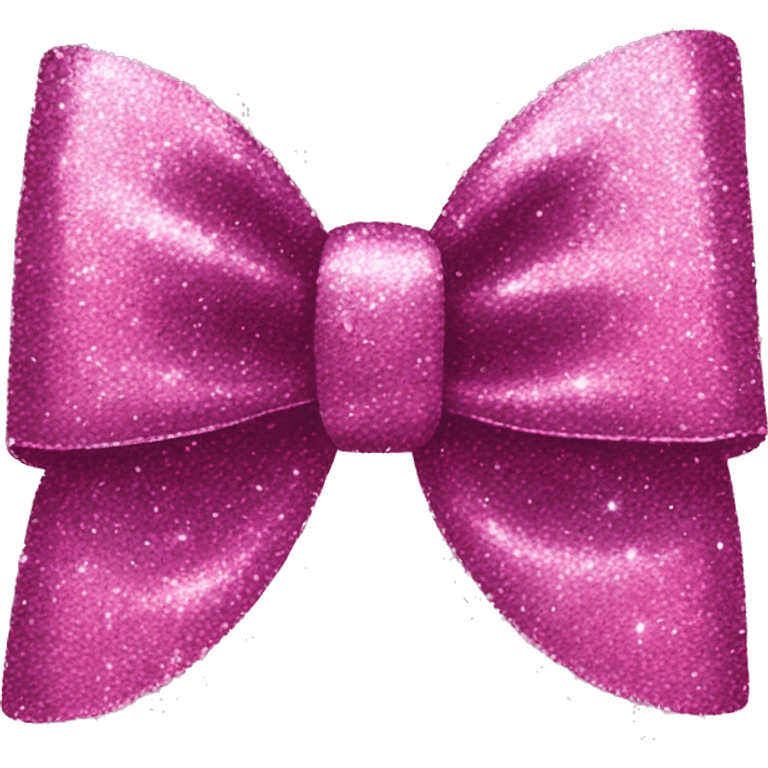 Glitter bow emoji