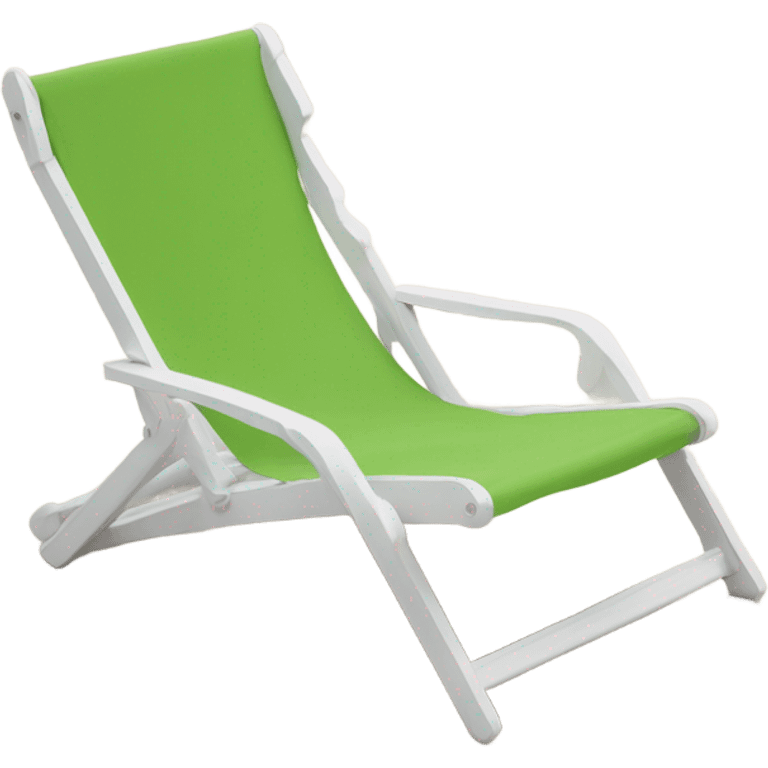 Beach chair emoji