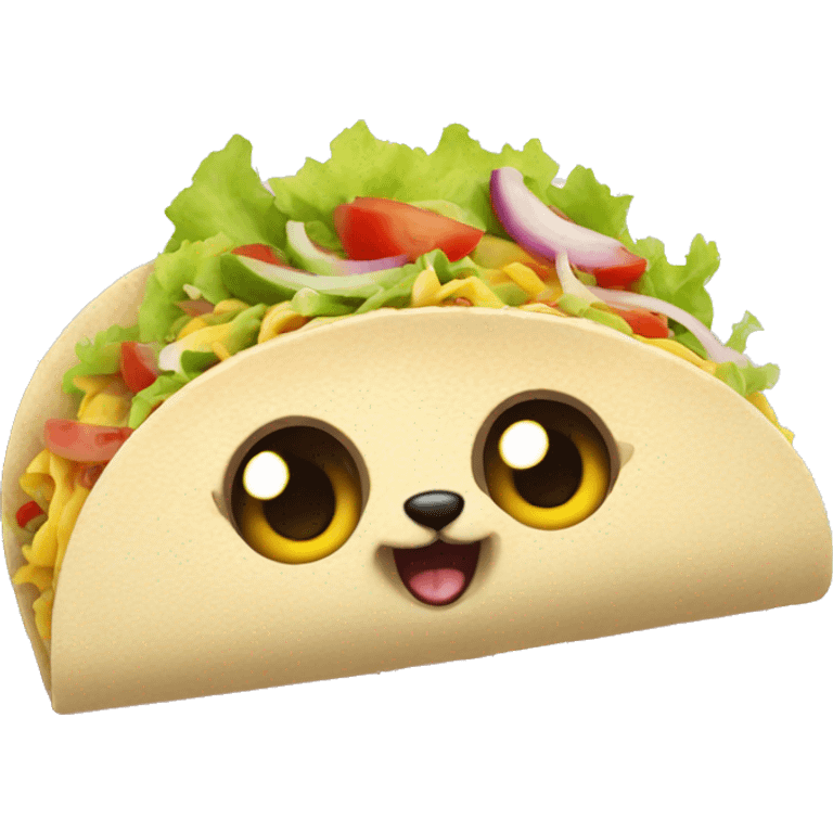 oso hambre taco emoji