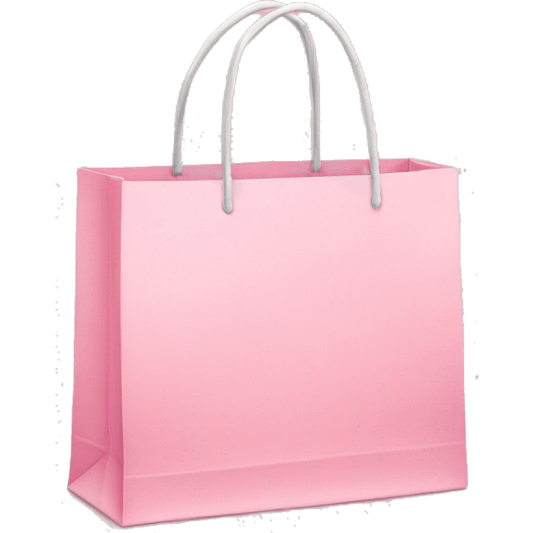 Light pink shopping bag emoji