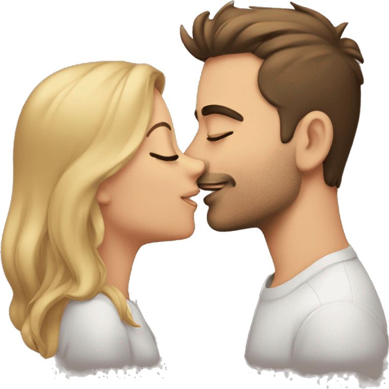 Boyfriend cheek kiss emoji