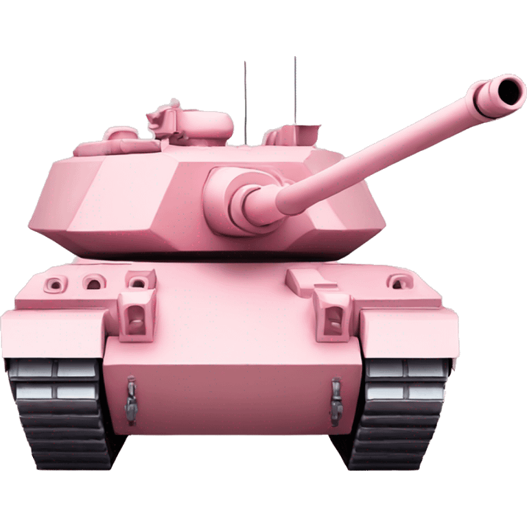 Light pink tank emoji