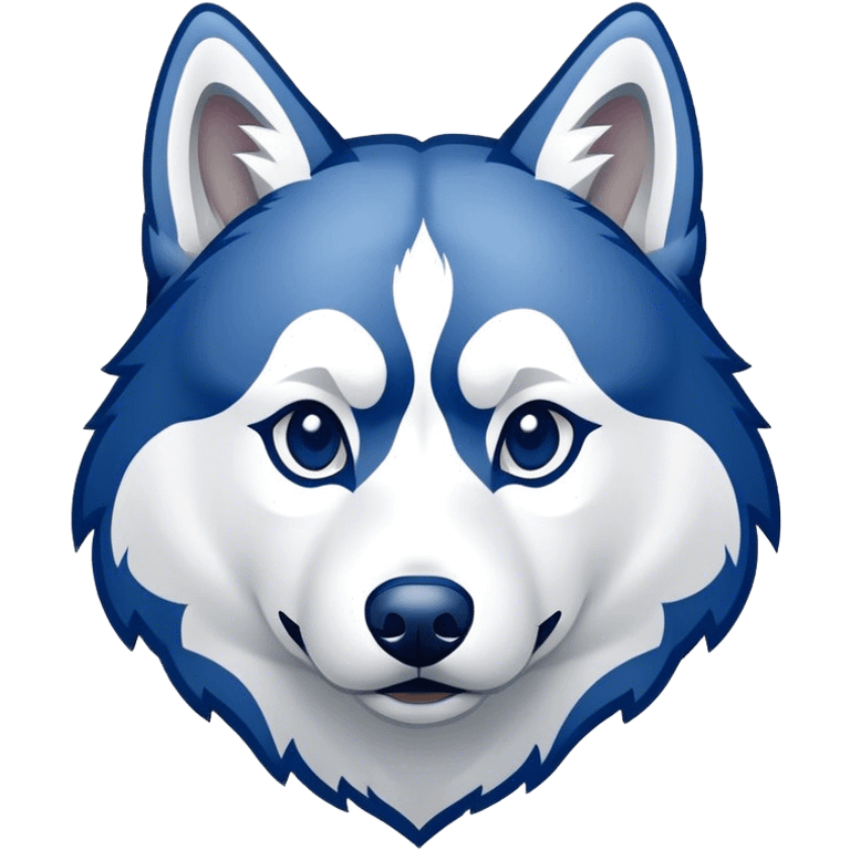 uconn husky logo emoji