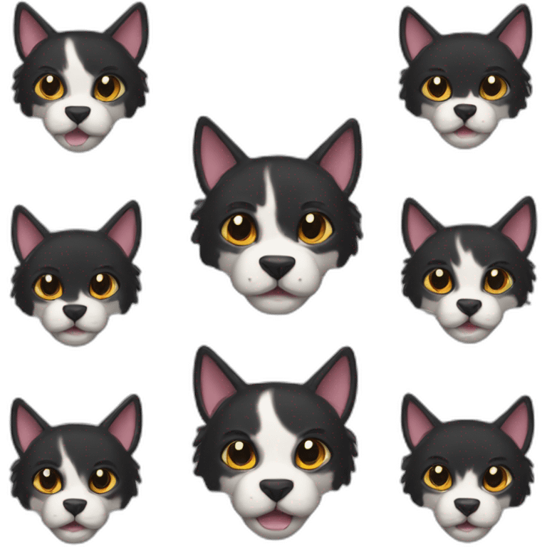 Cerberus cat emoji