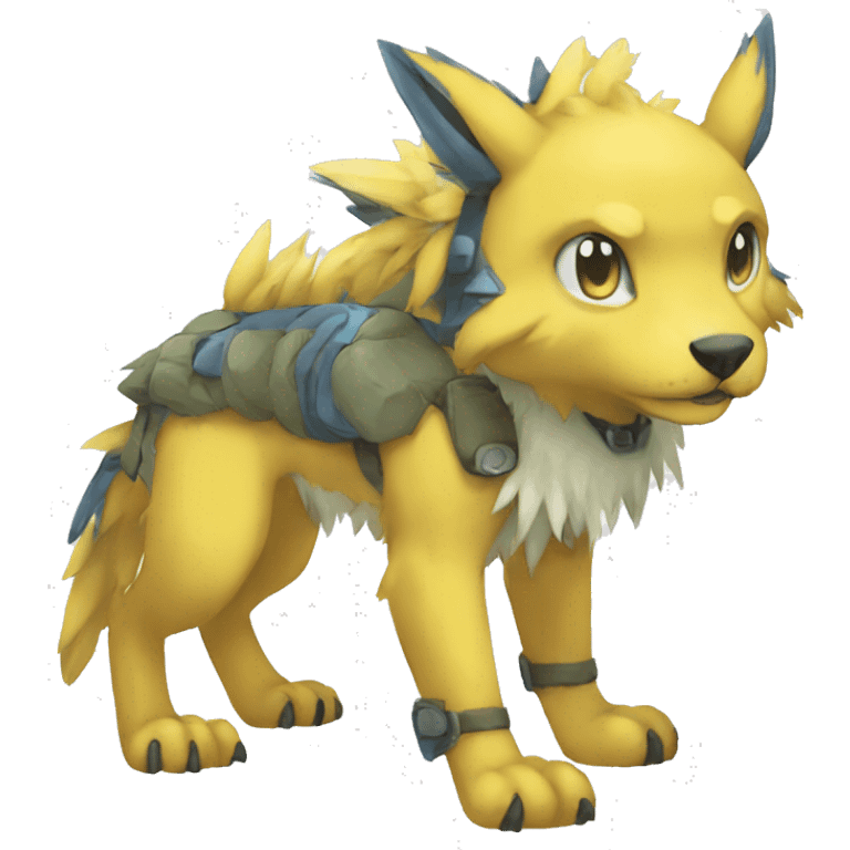 cute cool Digimon-Fakemon-animal full body emoji