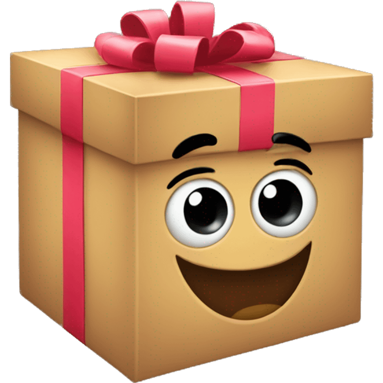 funny giftbox emoji