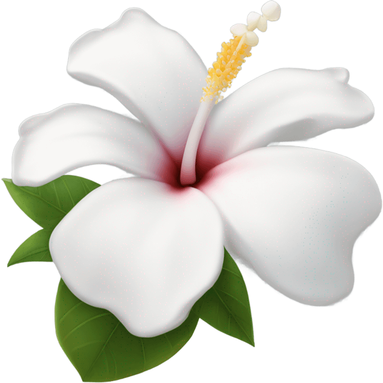 White tropical flower emoji