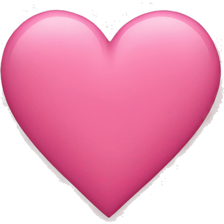 A pink heart  emoji