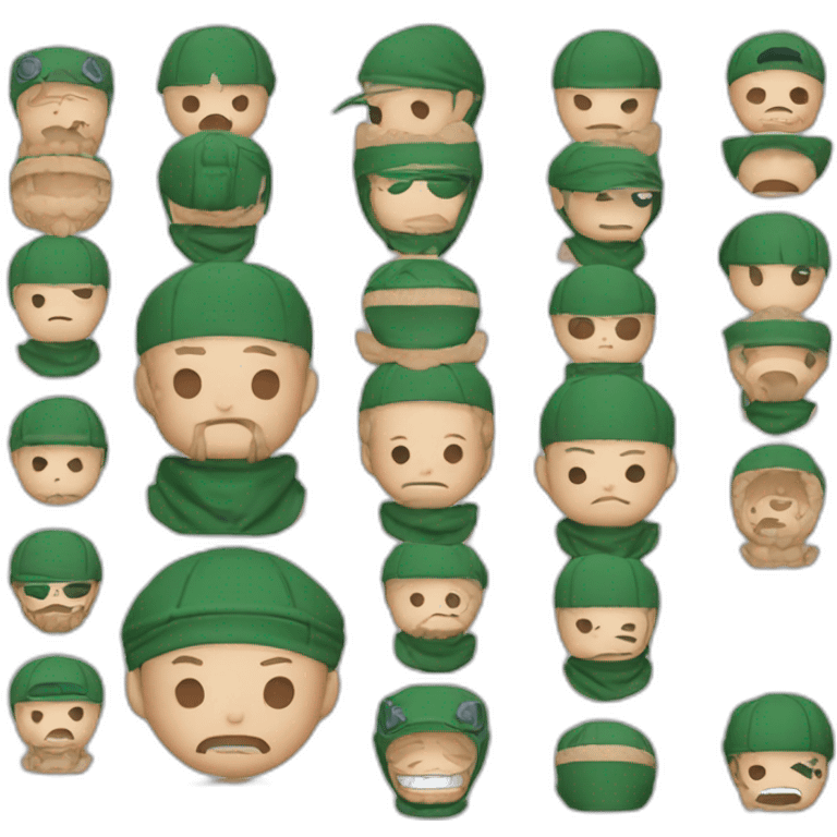 Tony Tony chopper and zoro emoji