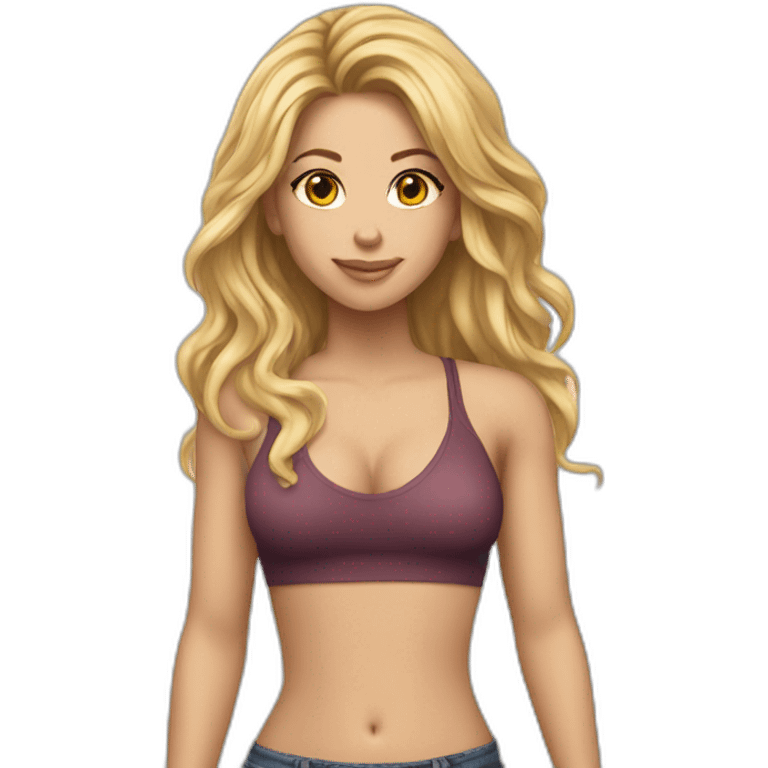 shakira realistic body emoji