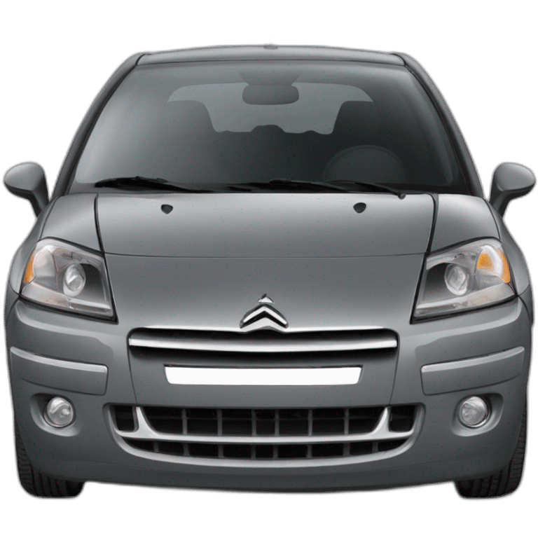 2007 citroen c3 dark grey emoji