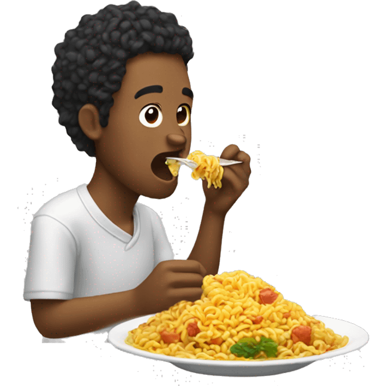 eating indomie emoji