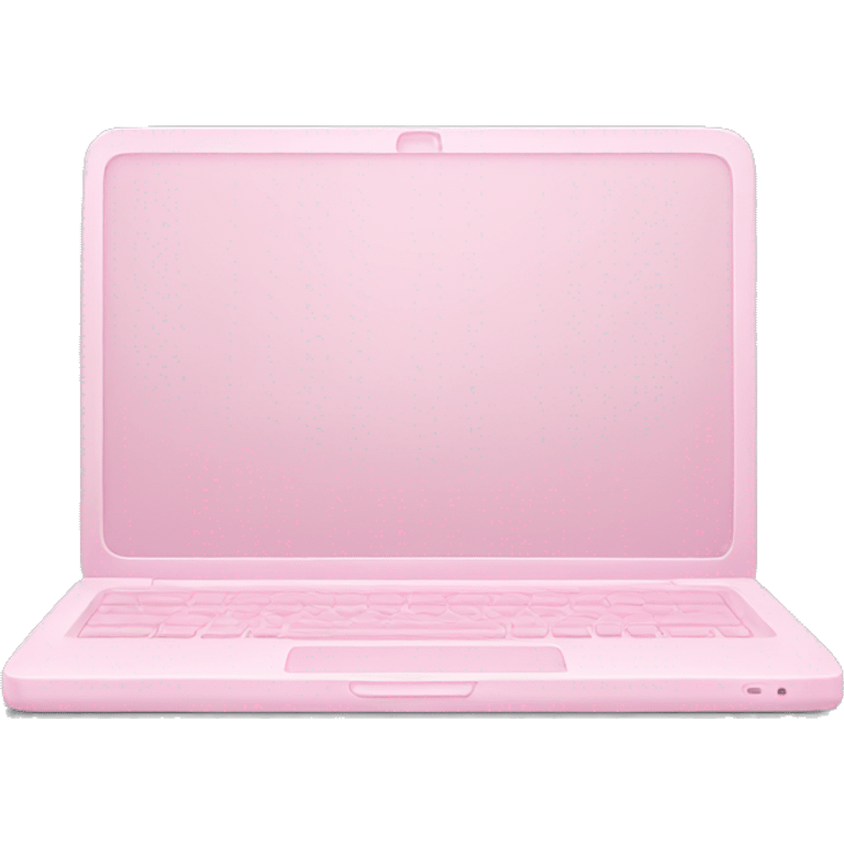 Light pink laptop emoji