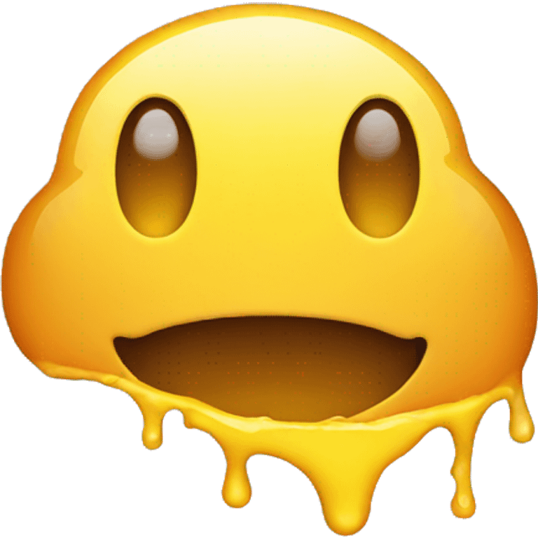 melting smiley emoji