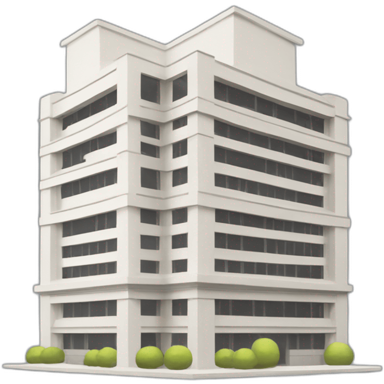 Constructivism style building emoji