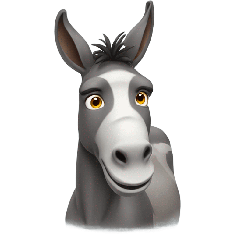 Dumb donkey emoji