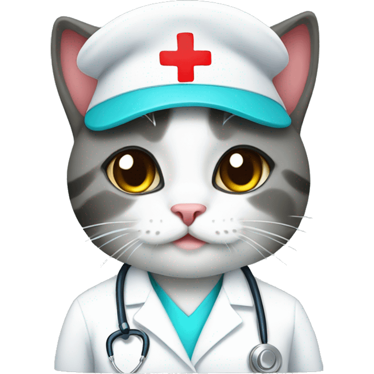 A Nurse Cat emoji