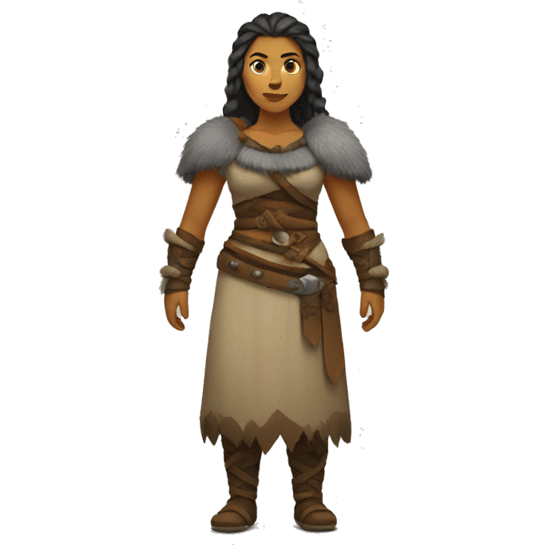 Viking woman full body  emoji