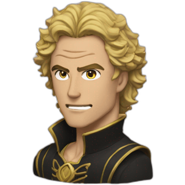 Dio Brando avec thé world emoji