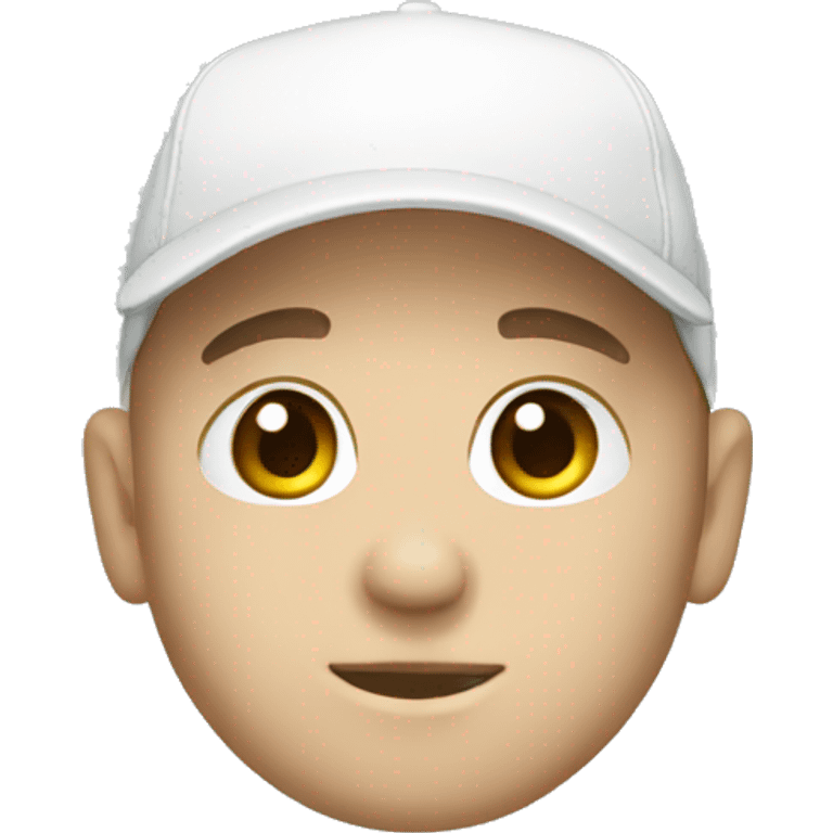 white cap emoji