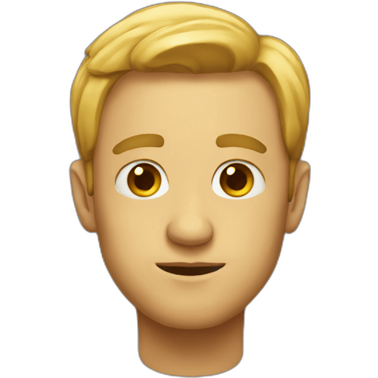 curious man emoji