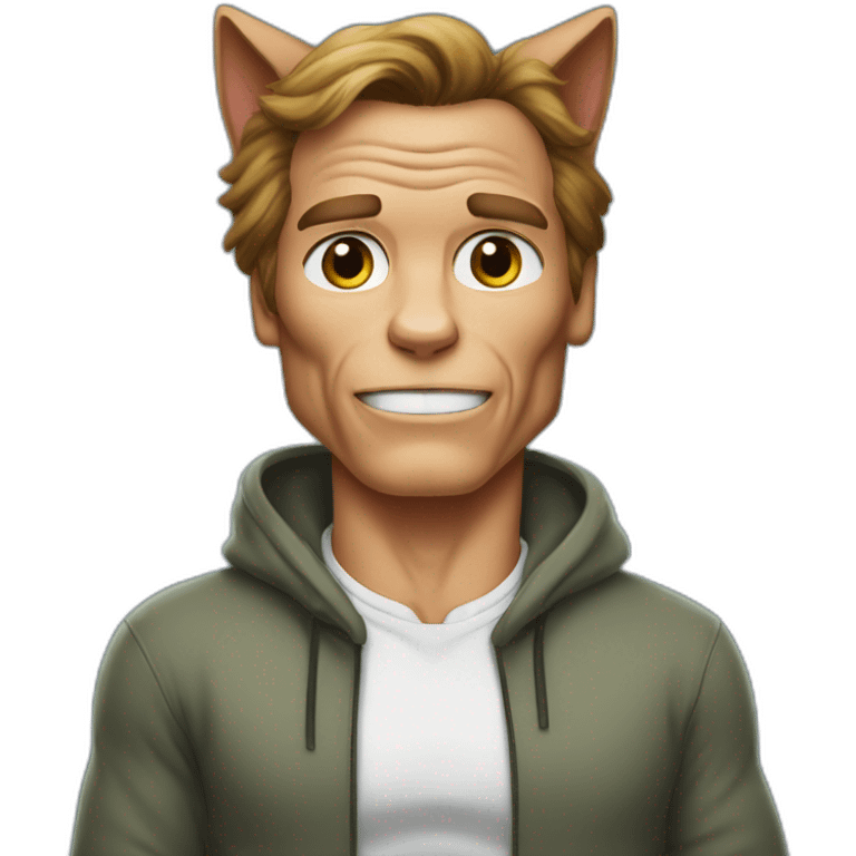 arnold schwarzenegger in cat onesie emoji