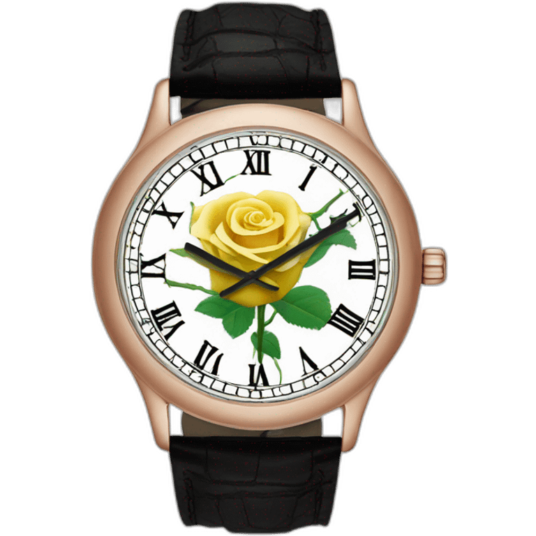 Rose hundred dollar bill watch emoji