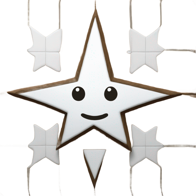 star with square tile in the middle emoji