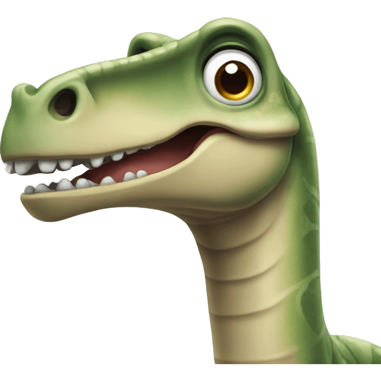 brachiosaurus winking emoji