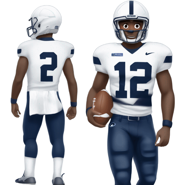 Penn state football player emoji