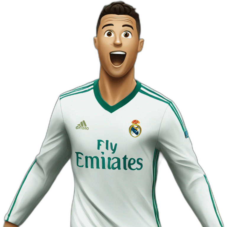 Ronaldo célébration  emoji