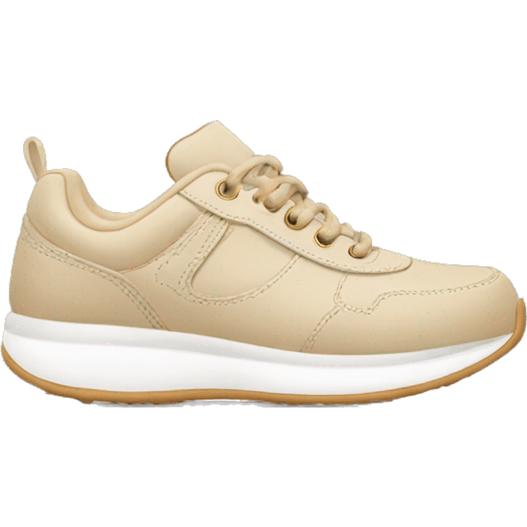 beige dad shoe sneaker emoji