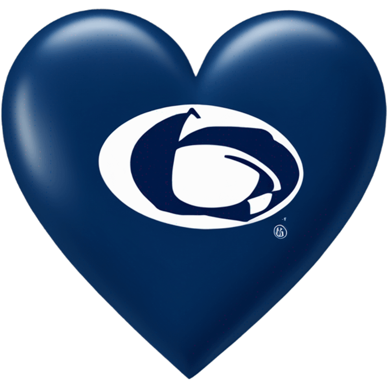 penn state blue heart emoji emoji