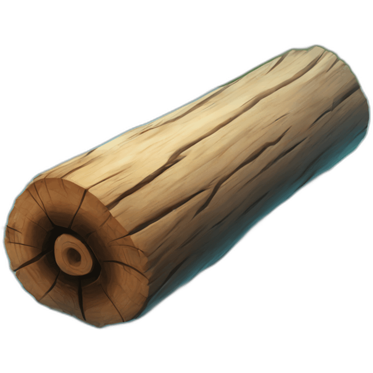 a log in the water emoji