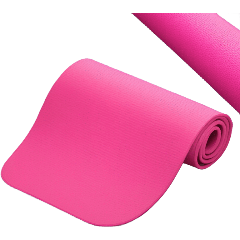 Pink Yoga mat  emoji