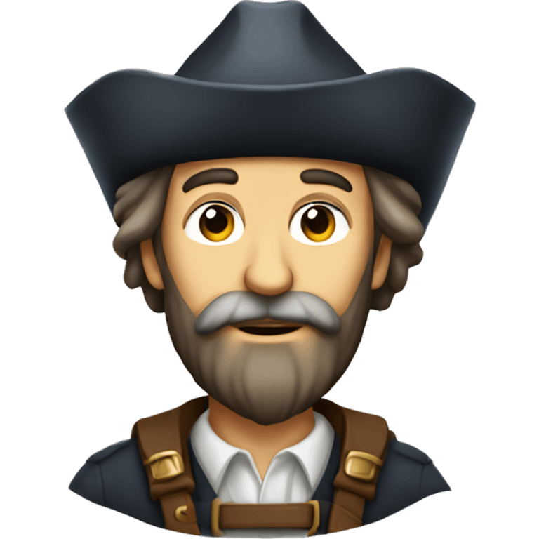 John Cabot the explorator with his beard emoji