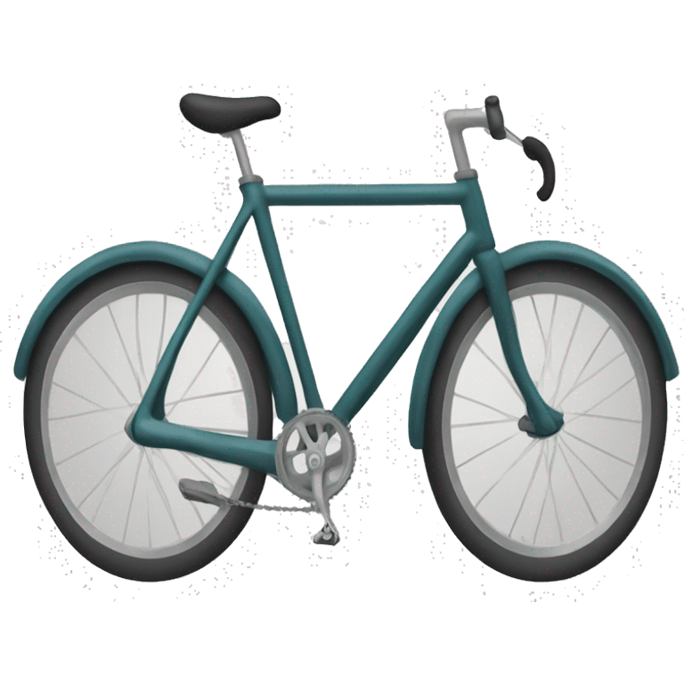 A bwron bike emoji