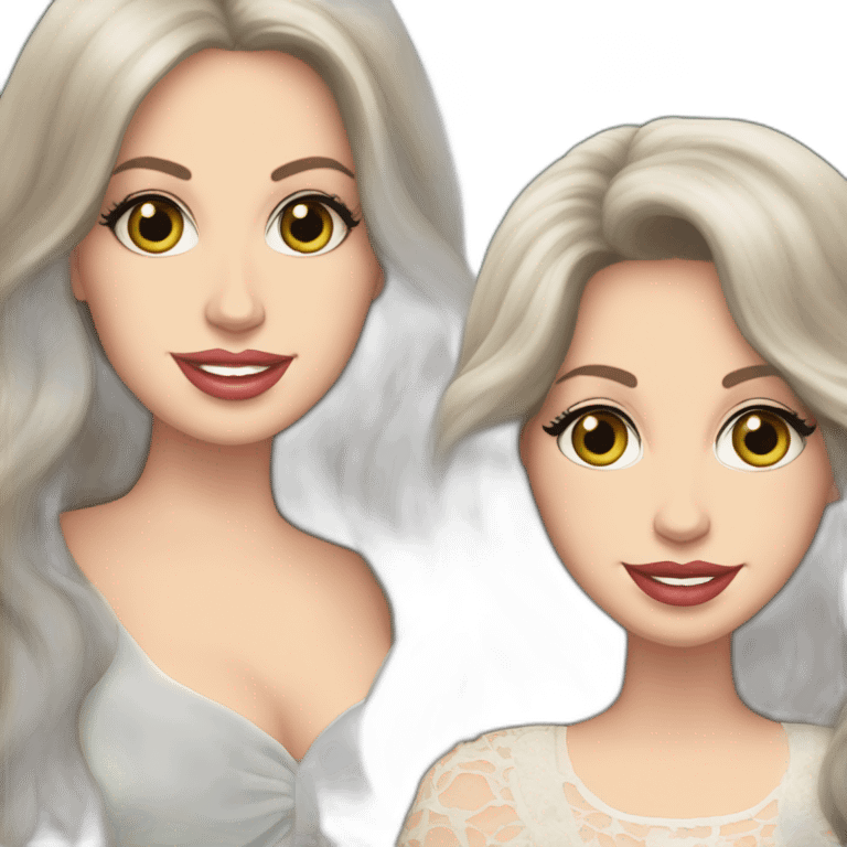 Lana del Rey & grand ma best fruends emoji