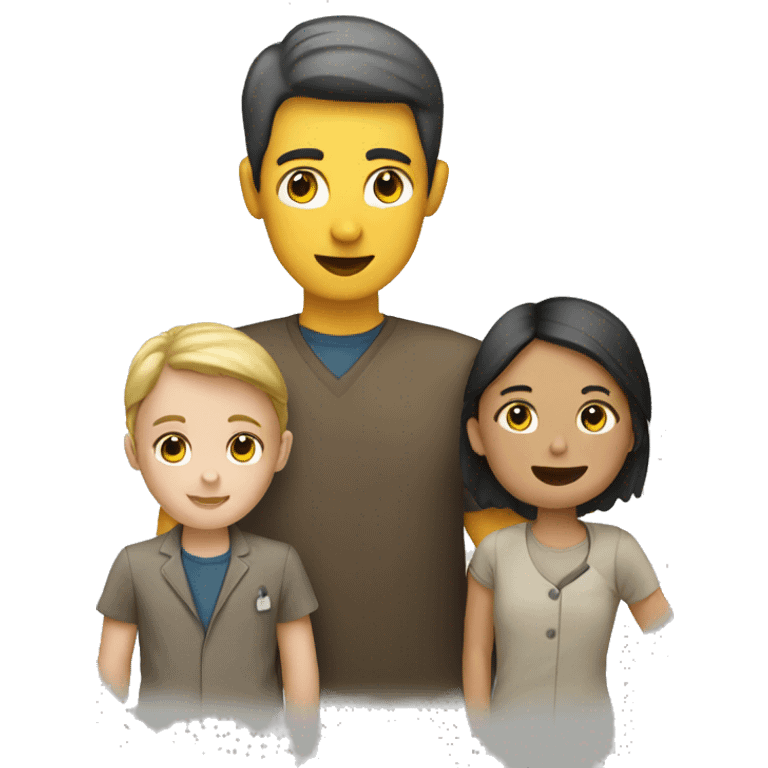 staff talking to child emoji