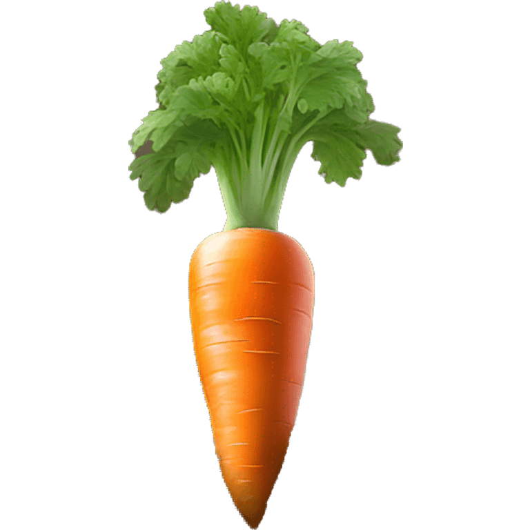 Carrot growing on a field emoji