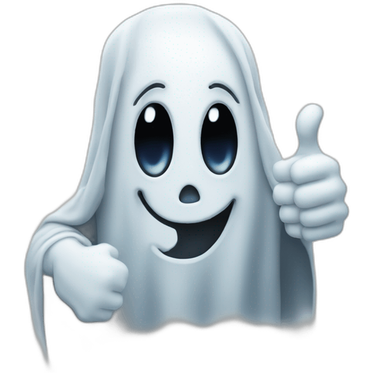 ghost thumbs up emoji