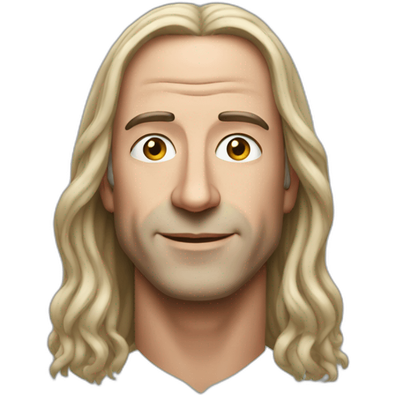 Long hair Jeff bezos  emoji