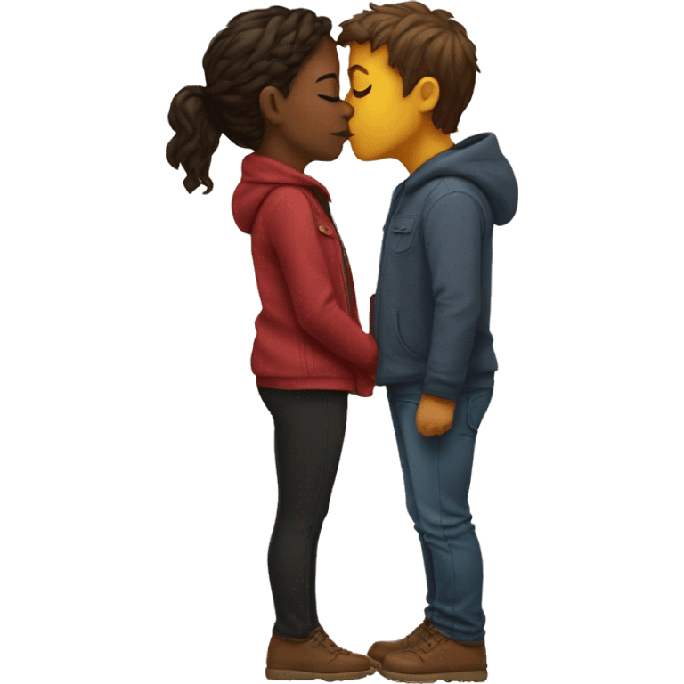 Cute kiss emoji