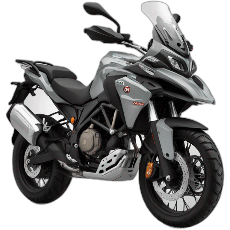 Moto benelli trk 502X gris emoji