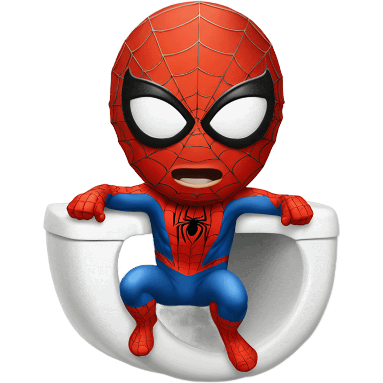 Spider-man  go To toilet emoji