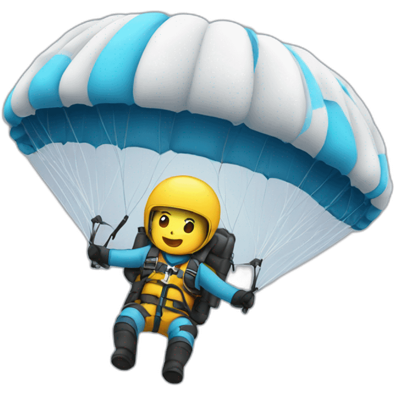 Parachutist emoji