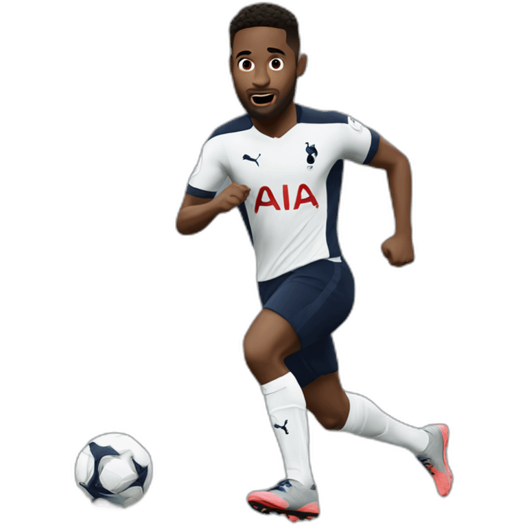 tottenham player running emoji