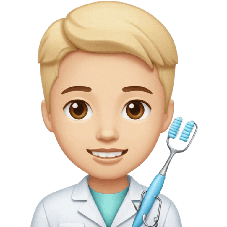 cute dentist emoji