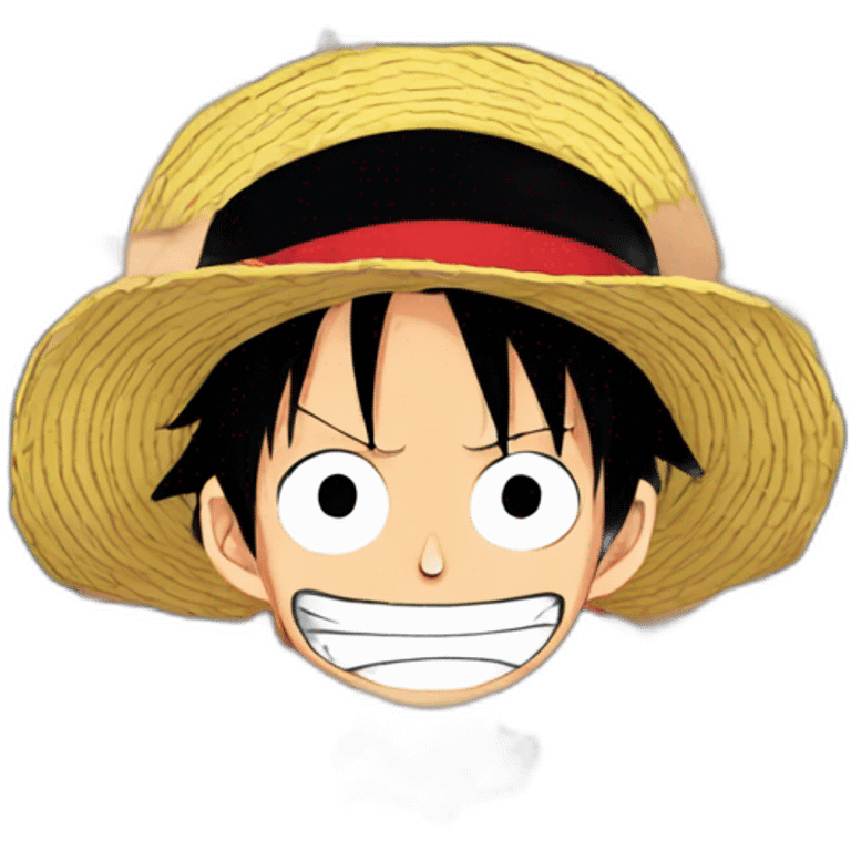 Monkey D. Luffy sad emoji